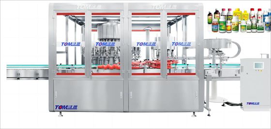 شراء آلة حشو الحجرة ذات الكتل الأحادية عالية السرعة 100 مل-1 لتر 12 رأس online manufacture