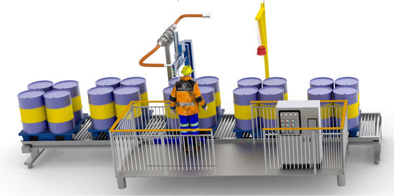 شراء آلة ملء الزيوت ذات الرأس الواحد 200-1000 كيلوغرام تصنيع عبر الإنترنت