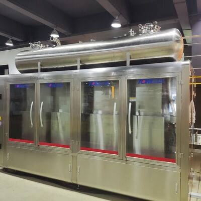 شراء طلاء خط ملء المذيبات التحكم الآلي بالكامل مع غطاء وتسمية آلة online manufacture