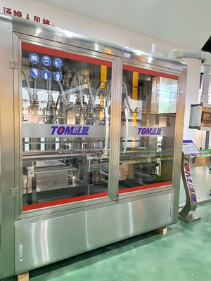 آلة ملء مواد التنظيف التلقائية بالكامل 700-5000BPH 50-1000ml