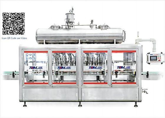 آلة ملء المواد التشحيمية التلقائية التي يتم التحكم بها بواسطة PLC 1L-5L نوع خطي
