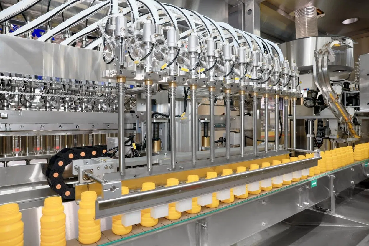 1 لتر - 5 لتر زيت طعام زيت توابل صلصة عصير خل آلة تعبئة وتغطية وتغليف أوتوماتيكية عالية السرعة 5